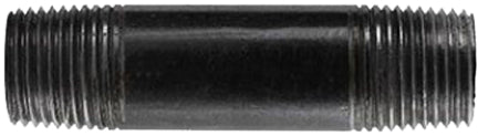 12XCL NIPPLE 1/2XCLOSE BLACK PIPE