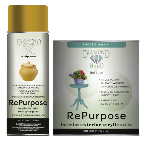 Majic Paints Diamondhard Acrylic Enamel RePurpose Interior/Exterior Satin Spray Paint