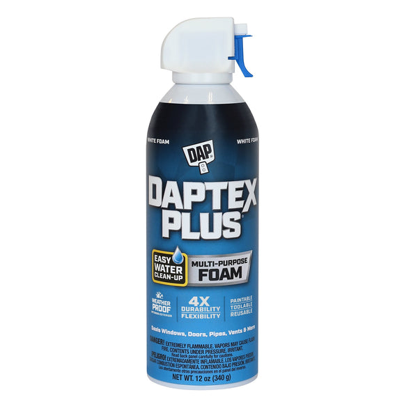 DAP Daptex® Plus Multi-Purpose Foam Sealant 12 oz Bright White (12 oz, Brigt White)