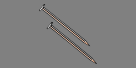 Midwest Fastener Ash Painted Steel Panel Flat Head Nails