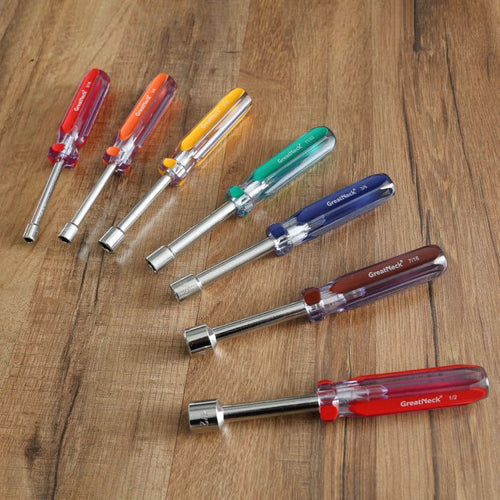 GreatNeck ND72 Professional Nut Driver Set (7 Piece SAE)