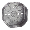 ABB Installation Steel City Octagon Box, 15.8 Cubic Inches, 4 Inch Diameter x 1-1/2 Inches Deep