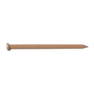 Monster Fastener Oak Brown Painted Steel Panel Flat Head Nails