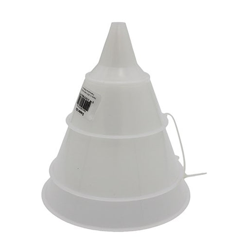 Scepter 3 Piece Funnel Set Clear