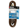 Woods® 3-Outlet Extension Cords 12 ft. Brown
