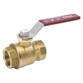 Full Port Ball Valve, Lead Free, Forged Brass, 1-1/4-In. FPT