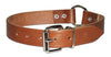 Leather Brothers  Leather Collar with Ring in Center - 3/4 x 18 in.