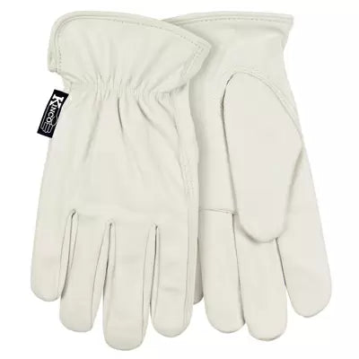 Kinco Men's Medium White Goatskin Leather Driver Glove