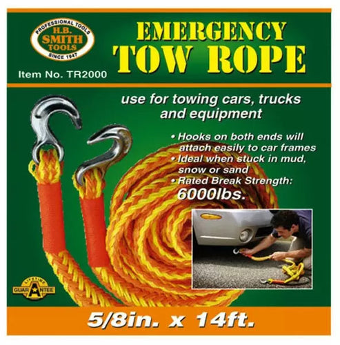 Howard Berger 5/8 in. x 14 ft. Emergency Tow Rope