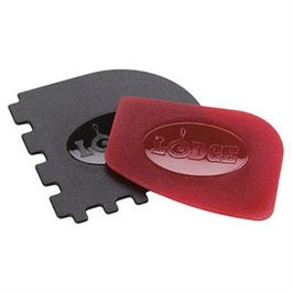 Pan Scraper, Red & Black, 2-Pk.