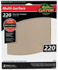 Gator's multi-purpose aluminum oxide sandpaper  220 Grit