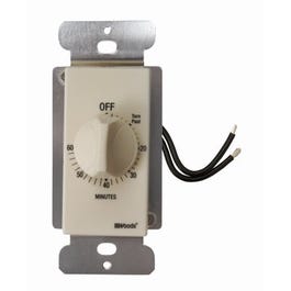 In-Wall 60-Minute Switch Outlet/Appliance Timer, Almond