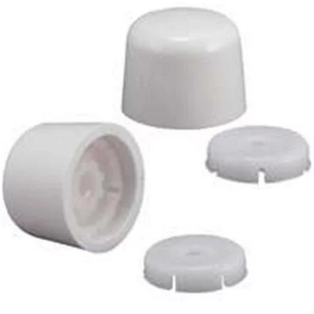 Plumb Pak Round White 1/4 in and 5/16 in Threaded Adapter