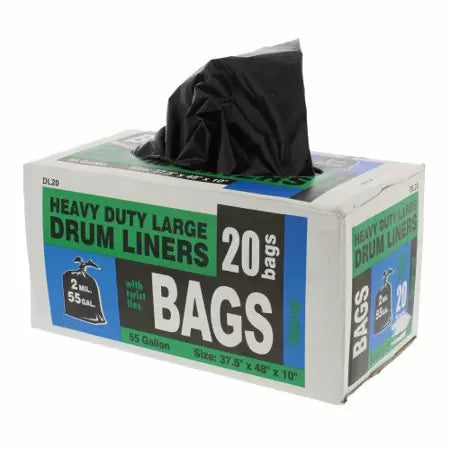 H.B. Smith Tools 55 Gal. Drum Liners 20 Bags/box