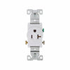 Eaton Cooper Wiring Commercial Specification Grade Single Receptacle 20A, 125V White (125V, White)