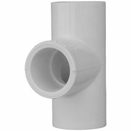 Pipe Fitting, PVC Reducing Tee, 1 x 1 x 1/2-In.