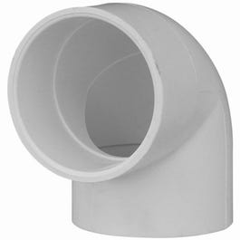 Pipe Fitting, PVC Reducing Ell, 90-Degree, White, 3/4 x 1/2-In.