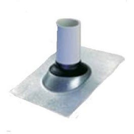 Galvanized Base Roof Flashing, 24-Gauge, 4-In.