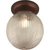 Hardware House 164337 Ceiling Light, 1 Light ~ Classic Bronze
