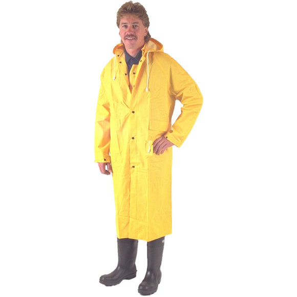 Boss XXL PVC Raincoat Yellow (XXL, Yellow)