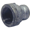 Pipe Fittings, Galvanized Reducing Coupling, 3/8 x 1/4-In.