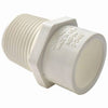 Pipe Fitting, PVC Reducer Male Adapter, 2-In. Slip x 1-1/2-In. MIP