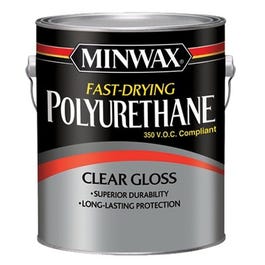 Polyurethane, Fast-Dry, Clear Gloss, 1-Gal.