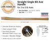 Seymour Midwest 36 Straight Single Bit Axe Handle, For 3 To 5 Lb Axes