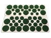 Shepherd Hardware Self-Adhesive Felt Surface Protection Pads, Assorted Sizes, 46-Count, Green