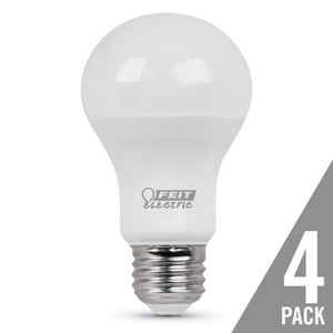 Feit Electric 800 Lumen 3500K Neutral White LED (4-Pack)