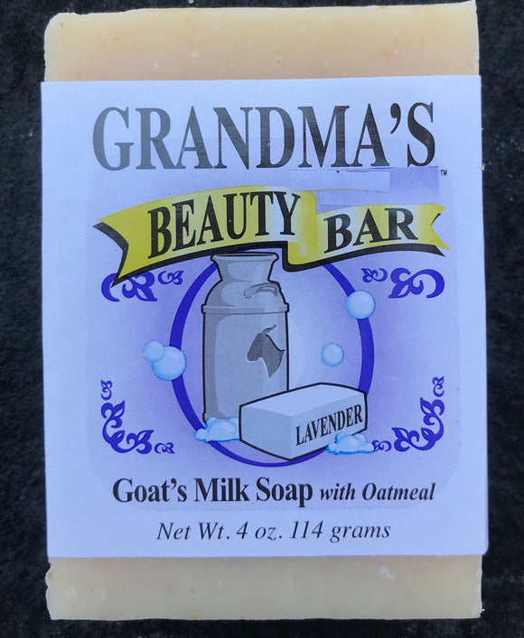 GRANDMA'S Beauty Bar with Goat's Milk, 4.0 oz. Lavender