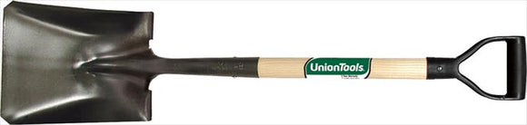 Union Tools Square Point Shovel with Poly D-grip