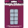 Magic Sliders 15/16 In. Square Self Adhesive Furniture Glide,(8-Pack)