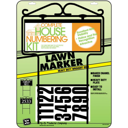 Hy-Ko Self-Adhesive Address Lawn Marker