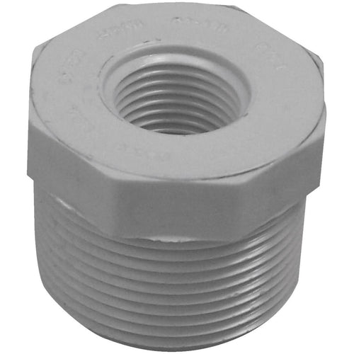 Charlotte Pipe 1-1/4 In. MPT x 1/2 In. FPT Schedule 40 PVC Bushing