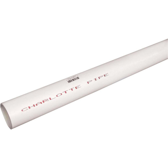 Charlotte Pipe 1-1/4 In. x 20 Ft. Cold Water Schedule 40 PVC Pressure Pipe, Belled End