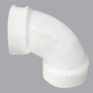Charlotte Pipe 4 In. 90D Sanitary PVC Elbow