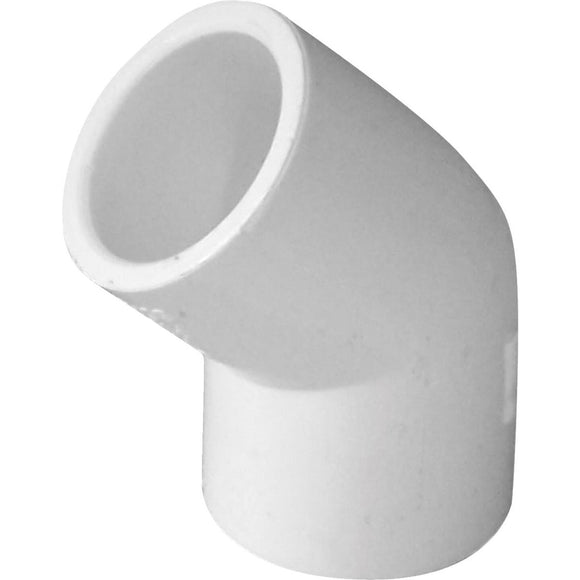 Charlotte Pipe 2 In. Schedule 40 Standard Weight PVC Elbow