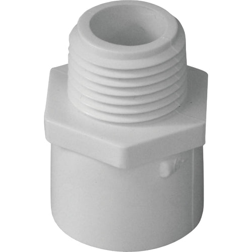 Charlotte Pipe Reducing Schedule 40 1 in. S x 1 in. M.I.P. PVC Adapter