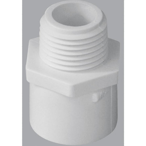 Charlotte Pipe 1-1/2 In. x 2 In. Schedule 40 Male PVC Adapter