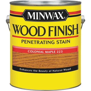 Minwax Wood Finish Penetrating Stain, Colonial Maple, 1 Gal.