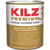 KILZ Premium Water-Base Interior/Exterior Sealer Stain Blocking Primer, White, 1 Qt.