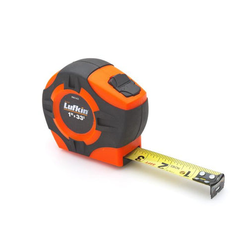 Lufkin 1 x 33' P1000 Series Yellow Clad A5 Blade Power Return Tape Measure