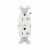 Eaton Cooper Wiring Commercial Specification Grade Duplex Receptacle 20A, 125V White (White, 125V)