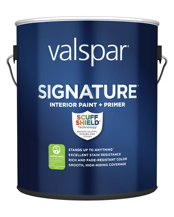 Valspar Signature® Interior Paint & Primer 1 Gallon Semi-Gloss Dover White