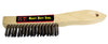 K-T Industries Shoe Handle Brush Stainless Steel