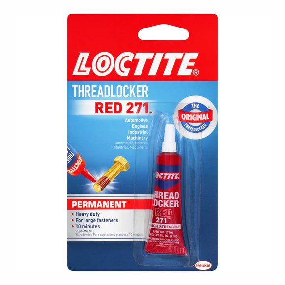 Henkel Corp Loctite Threadlocker Red 271